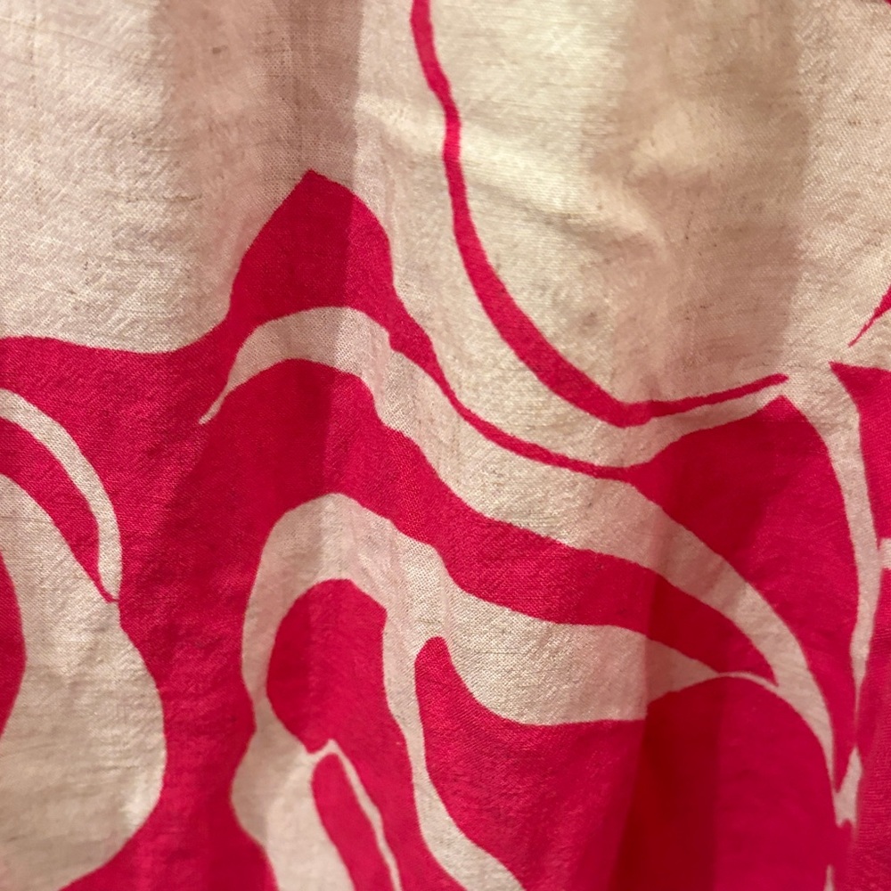 Lily Rose Pink and Cream Puff Sleeve Blouse mini floral - Picture 4 of 4